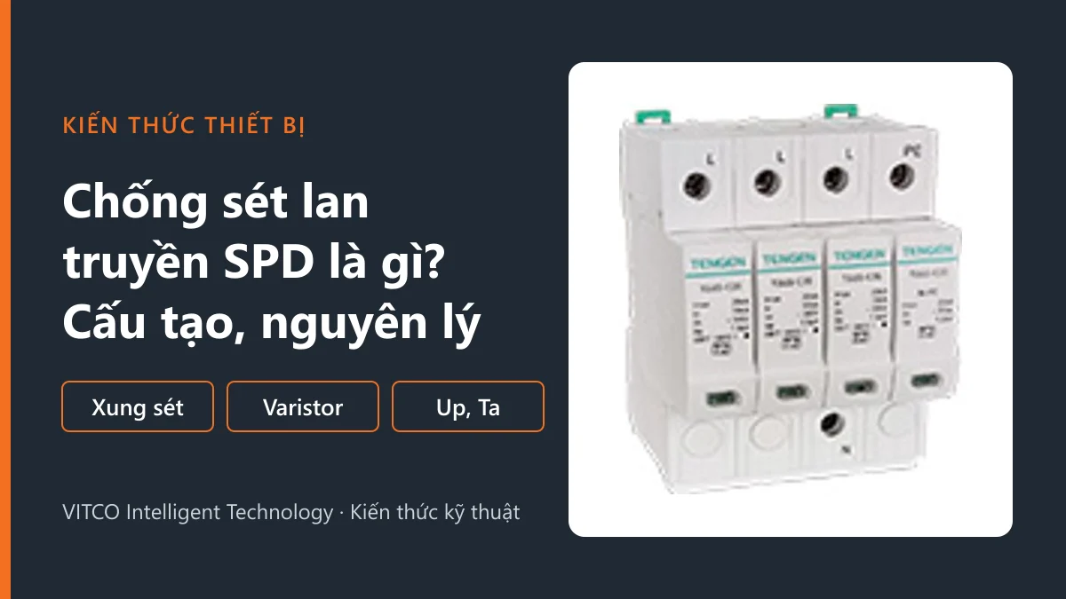 Thiết bị chống sét lan truyền SPD là gì? Cấu tạo và nguyên lý hoạt động