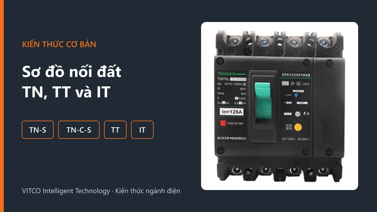 Sơ đồ nối đất TN-S, TN-C-S, TT và IT